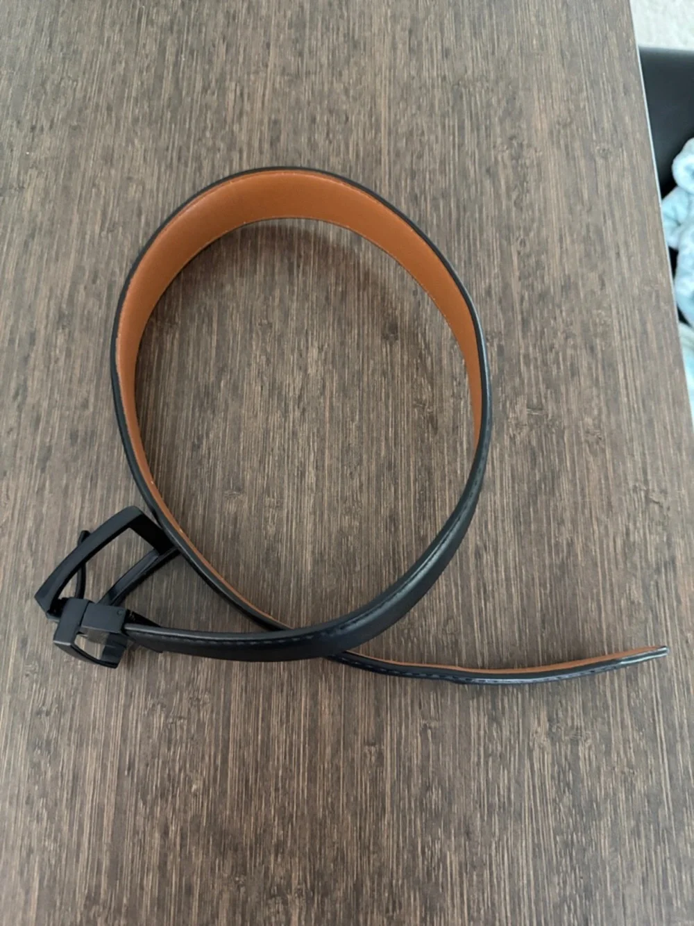 Boys Reversible Leather Belt (Fits 21”-25” Waist)